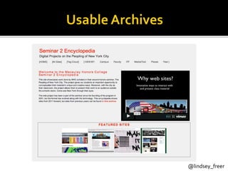 Part 1 of 5 @lindsey_freer
 