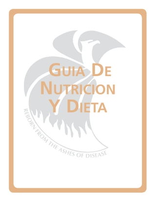GUIA DE
NUTRICION
Y DIETA
 