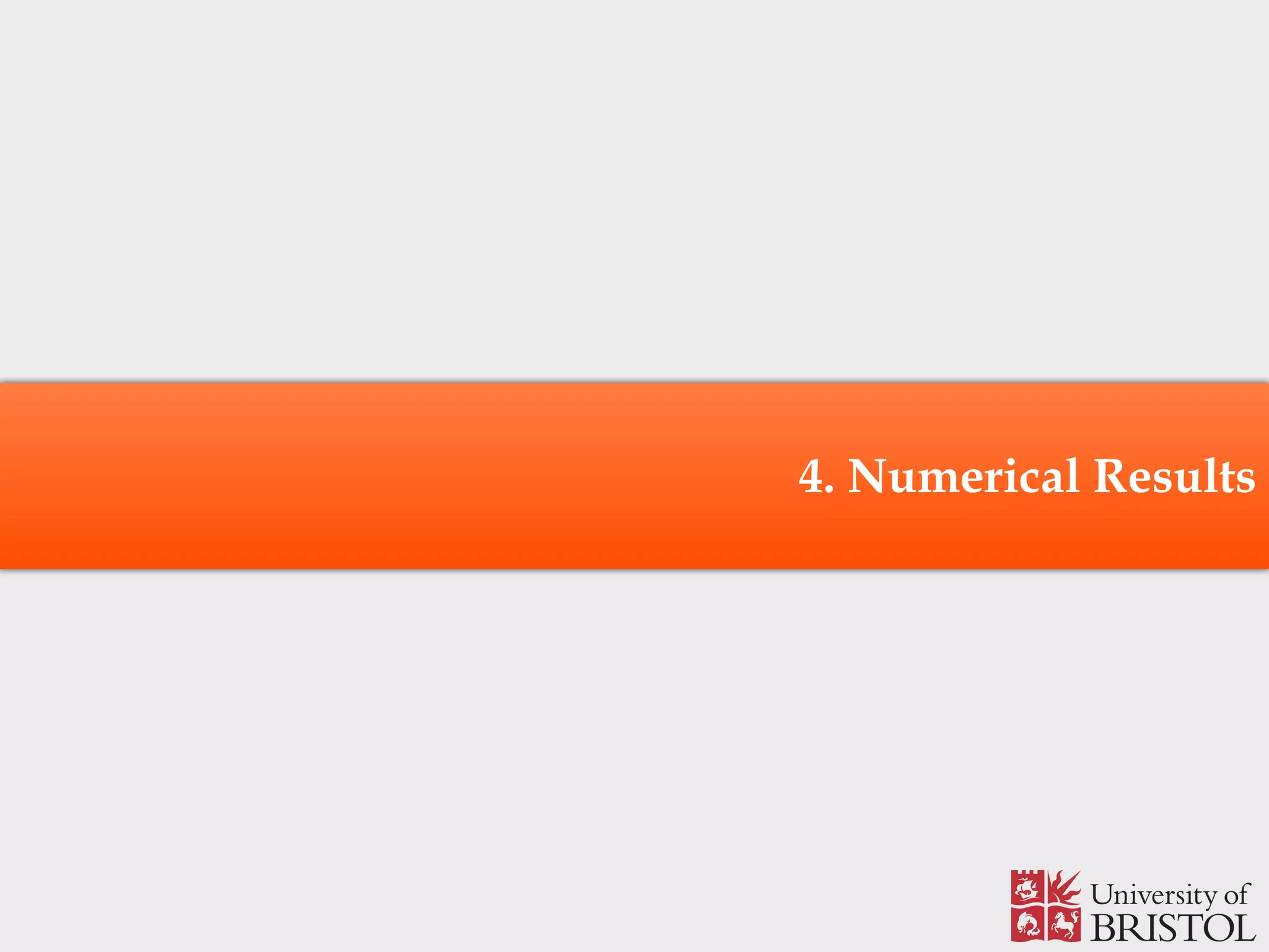 4. Numerical Results 