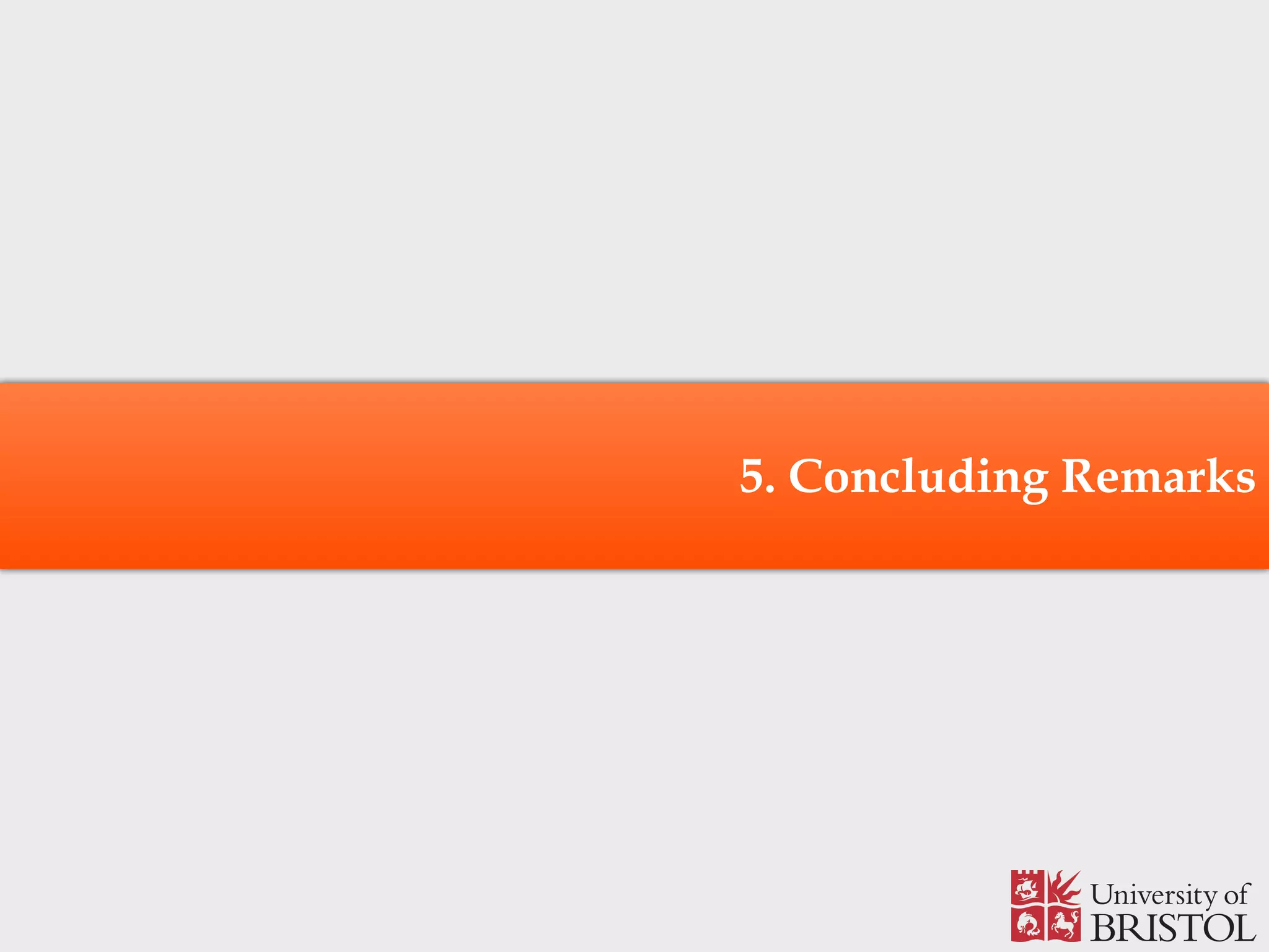 5. Concluding Remarks 