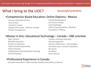 Curriculum and Learning Design for Competencies | PPTX