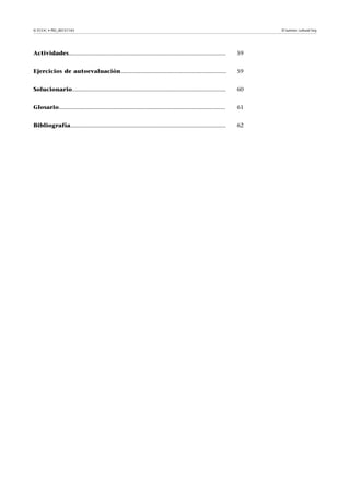 El turismo cultural hoy

© FUOC • PID_00151143

Actividades..................................................................................................

59

Ejercicios de autoevaluación..................................................................

59

Solucionario................................................................................................

60

Glosario........................................................................................................

61

Bibliografía.................................................................................................

62

 