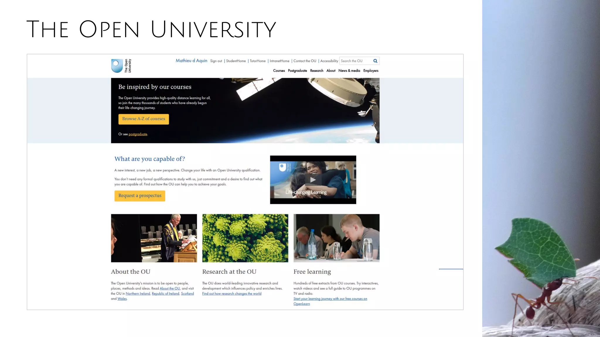The Open University
 