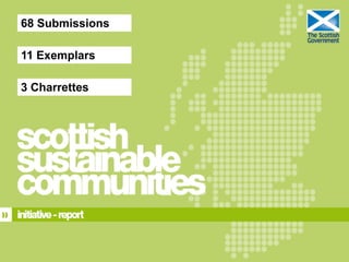 68 Submissions
11 Exemplars
3 Charrettes
 