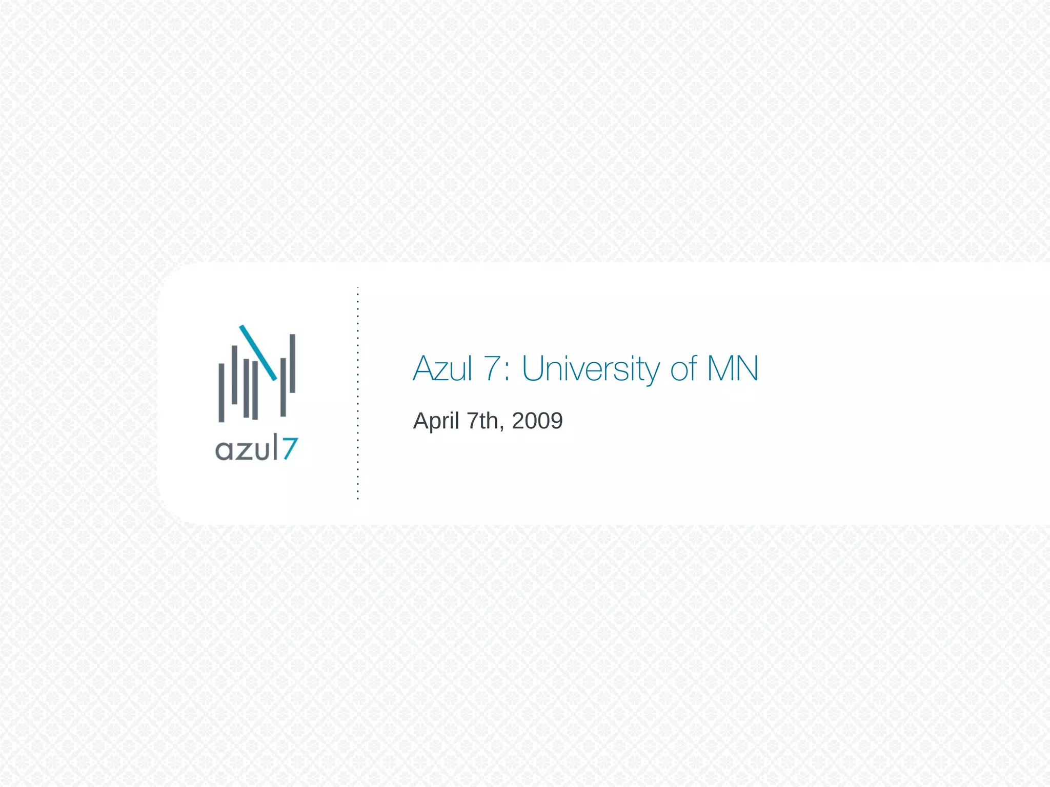 University of Minnesota Presentation | PPT