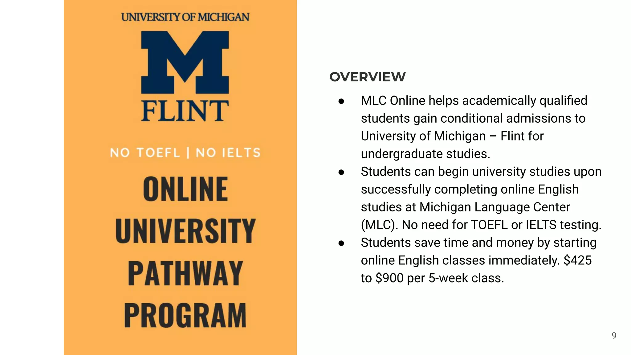 University of Michigan Flint Pathway Program PDF