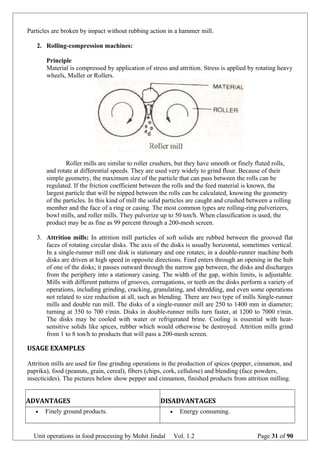 Unit operation in Food Processing | DOC