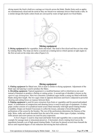 Unit operation in Food Processing | DOC