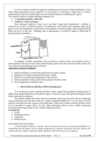 Unit operation in Food Processing | DOC