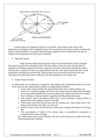 Unit operation in Food Processing | DOC