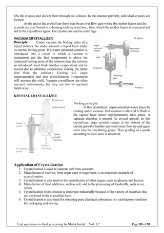 Unit operation in Food Processing | DOC