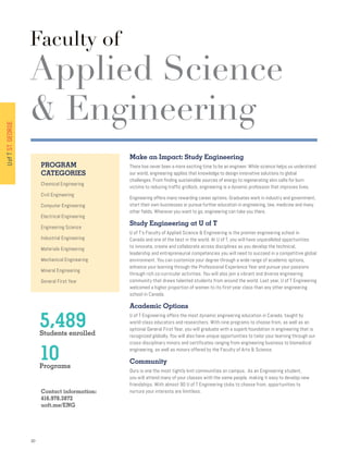 Uoft Engineering Paper UofT viewbook 2016-17 | PDF