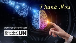 Thank You
petercochrane.com
 