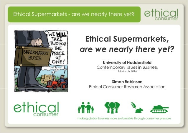 Supermarkets And Ethics