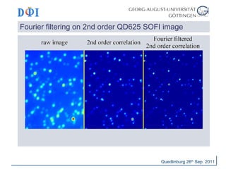 Fourier filtering on 2nd order QD625 SOFI image 
Quedlinburg 26th Sep. 2011 
 