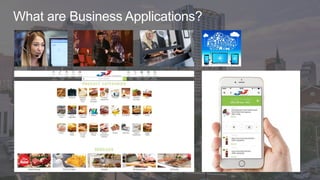 What are Business Applications?
 