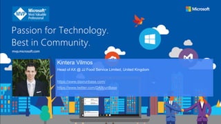 Kintera Vilmos
Head of AX @ JJ Food Service Limited, United Kingdom
https://www.daxrunbase.com/
https://www.twitter.com/DAXrunBase
 