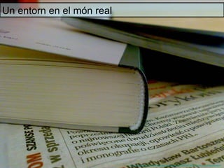 Un entorn en el món real




                           http://www.flickr.com/photos/jakubszestowicki/3533933661/sizes/z/in/photostream/
 