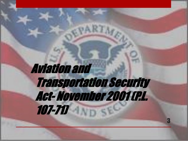 Aviation Transportation Security Act