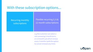 Introducing uOpen - The UK's first subscription box marketplace | PPTX