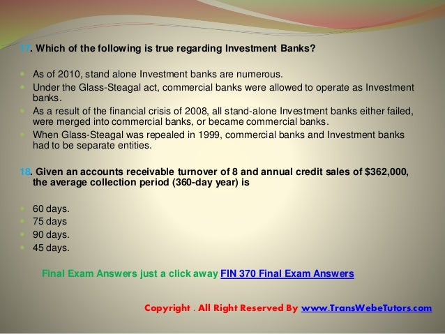 answers here free fin 370 final exam Assignment e help is the huge online tutorial that presents current news and current updates about fin 370 final exam 2013, fin 370 final exam set 1, fin 370 final exam set 2, fin 370 final exam set 3, fin 370 final exam 2015, fin 370 final exam 2013. answers here free fin 370 final exam Assignment e help is the huge online tutorial that presents current news and current updates about fin 370 final exam 2013, fin 370 final exam set 1, fin 370 final exam set 2, fin 370 final exam set 3, fin 370 final exam 2015, fin 370 final exam 2013.