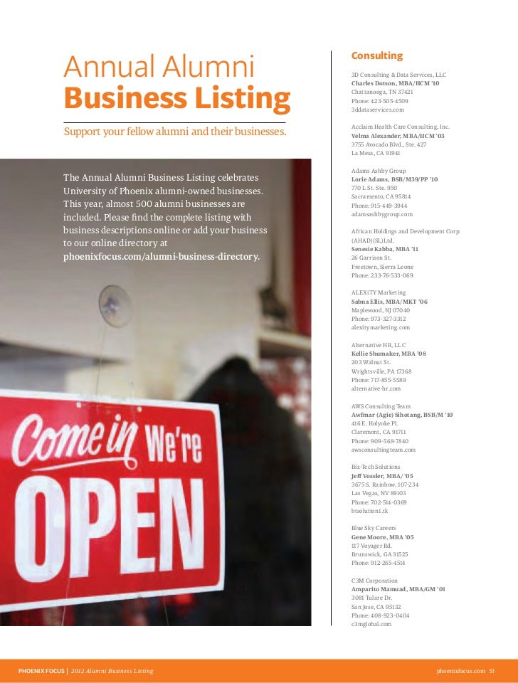 uopx alumni business listing who does marketing flyers for mountain view chevy chattanooga