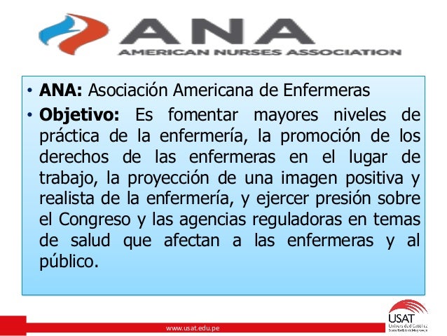 Organizaciones Nacionales e Internacionales de Enfermeria