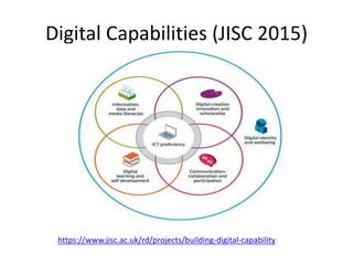 Digital Capabilities (JISC 2015)
https://www.jisc.ac.uk/rd/projects/building-digital-capability
 