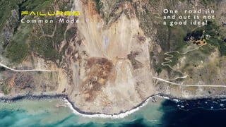 V i ta l M e a s u r e r s
T h e m i n i m a l s e c u r i t y p r o t e c t i o n
failures
C o m m o n M o d e
O n e r o a d i n
a n d o u t i s n o t
a g o o d i d e a !
 