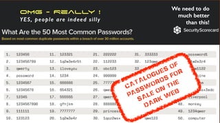 CATALOGUES OF
PASSW
ORDS FOR
SALE ON
THE
DARK W
EB
 