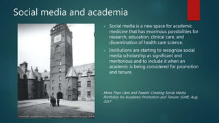 Professional use of social media (for medical students)