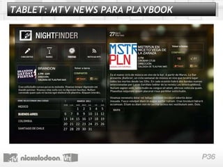 TABLET: MTV NEWS PARA PLAYBOOK 