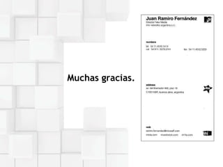 Muchas gracias. 