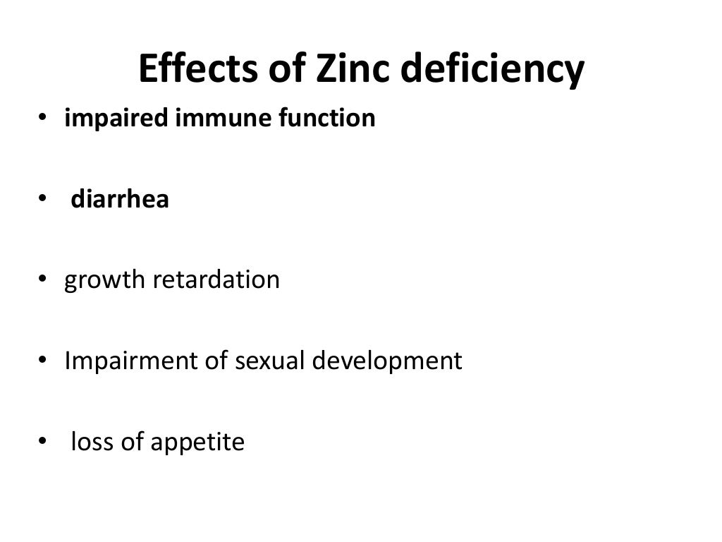 Zinc in Treatment of Diarrhoea in Children