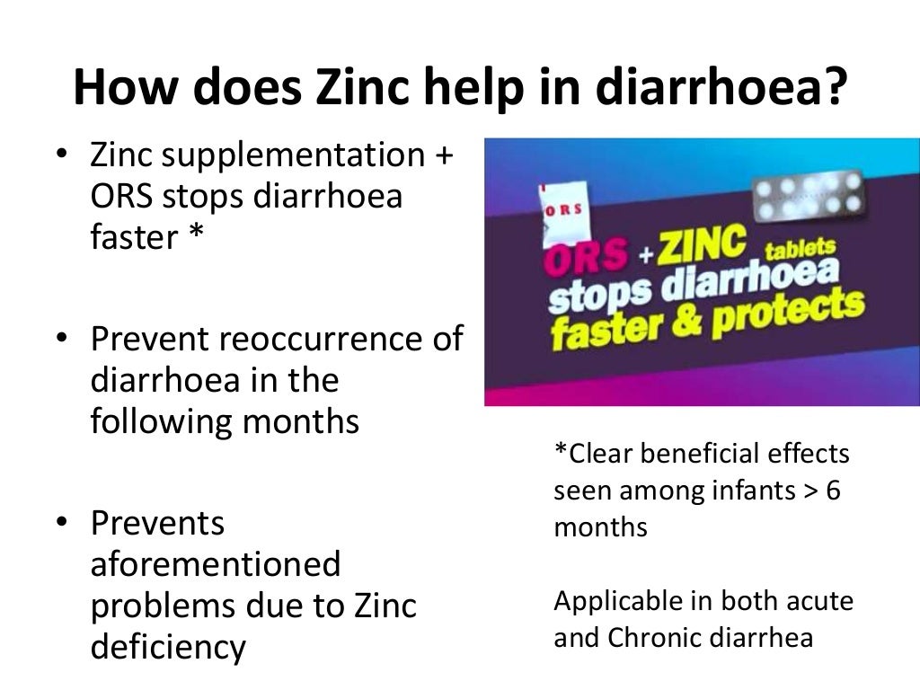 Zinc in Treatment of Diarrhoea in Children