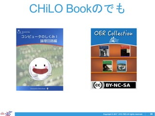 Copyright © 2017 CCC-TIES All rights reserved. 28
CHiLO Bookのでも
 