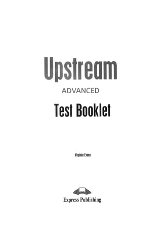 Upstream.adv test book