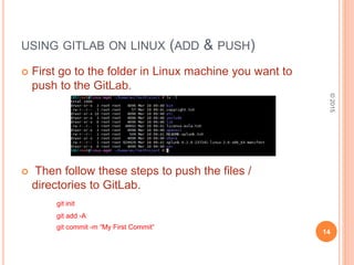 Up GitLab Presentation 2015 | PPTX