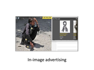 In-image advertising
 