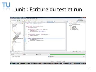 Junit : Ecriture du test et run 