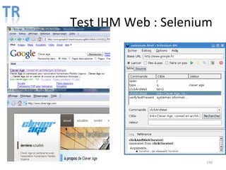 Test IHM Web : Selenium 