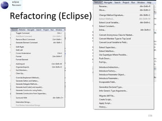Refactoring (Eclipse) 