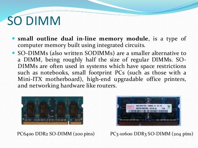 Memory modules