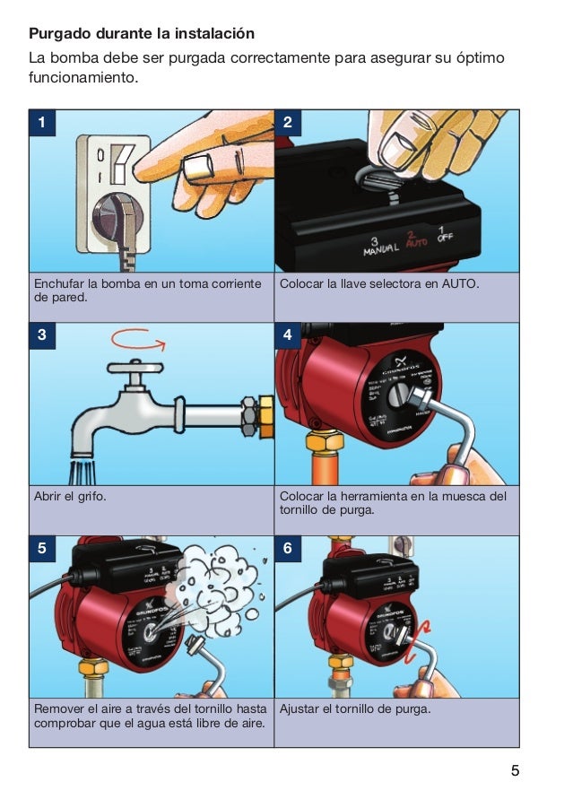 Posición de bomba presurizadora