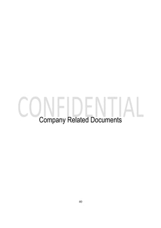 40
Company Related Documents
 