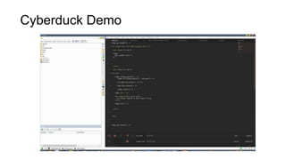 Cyberduck Demo
 