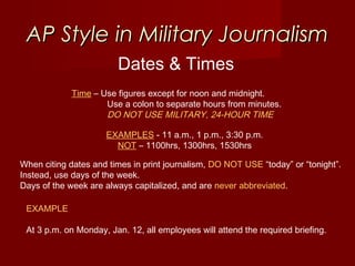 UPAR 2017 08 Associated Press Style | PPT