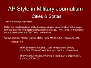 UPAR 2017 08 Associated Press Style | PPT
