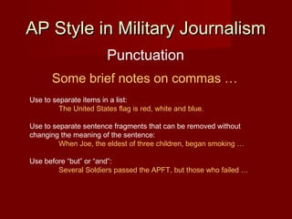 UPAR 2017 08 Associated Press Style | PPT
