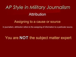 UPAR 2017 08 Associated Press Style | PPT